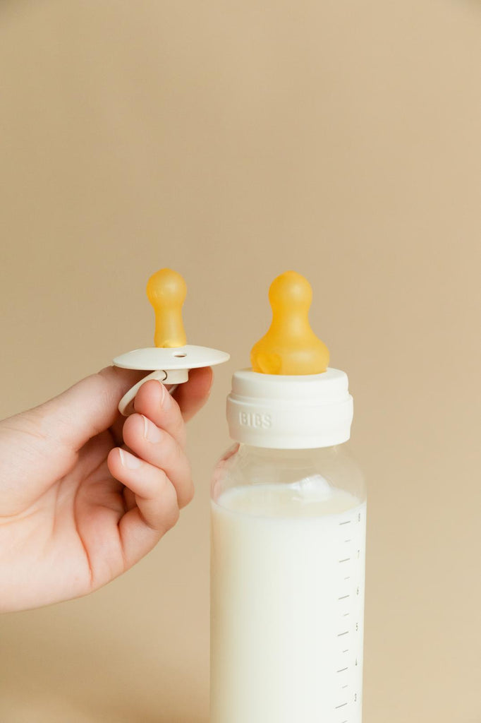 BIBS Baby PP Bottle İkili Kauçuk Uçlu Biberon Seti Ivory 270 ml