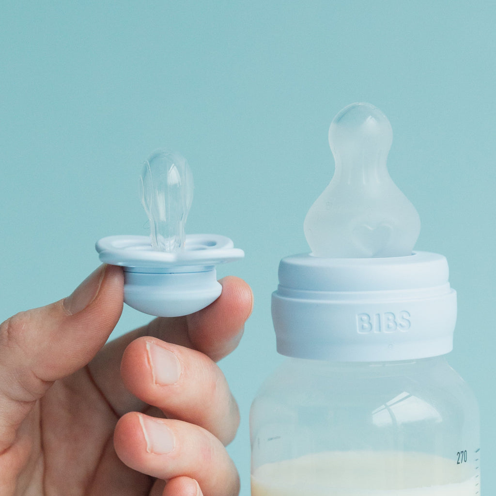 BIBS Baby PP Bottle İkili Silikon Uç Biberon Seti Ivory 150 ml / 270 ml